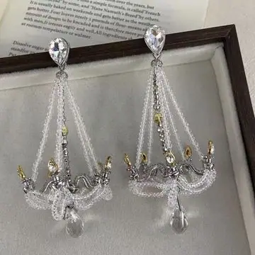 Crystal Chandelier Dangle Earrings — main view