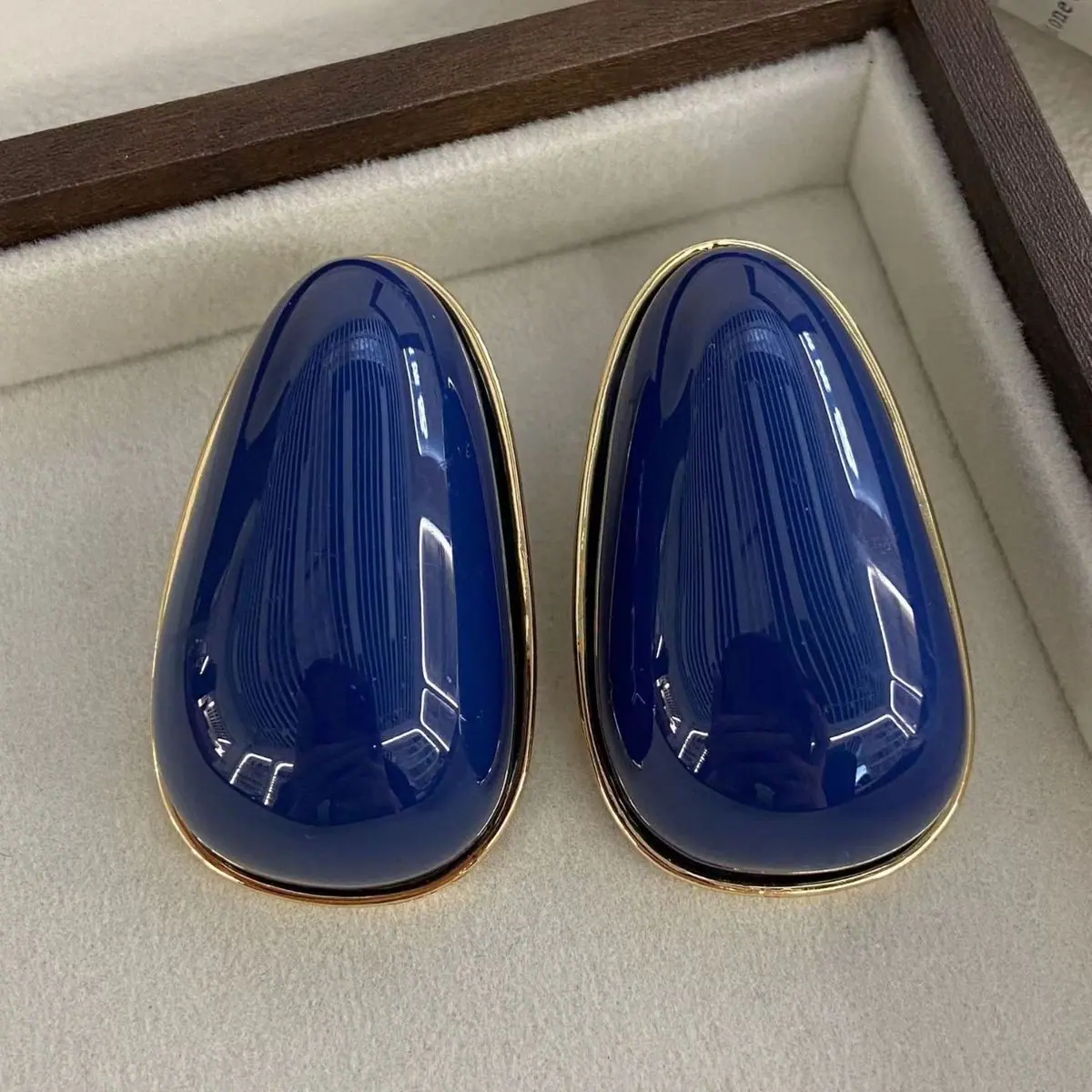 Enamel Teardrop Earrings (shot-6)