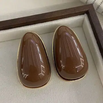 Enamel Teardrop Earrings — view 7