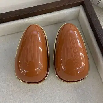 Enamel Teardrop Earrings — view 8