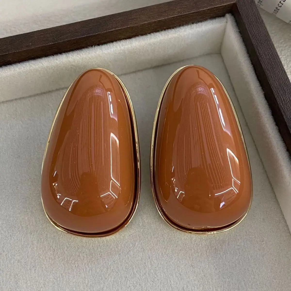 Enamel Teardrop Earrings (shot-8)