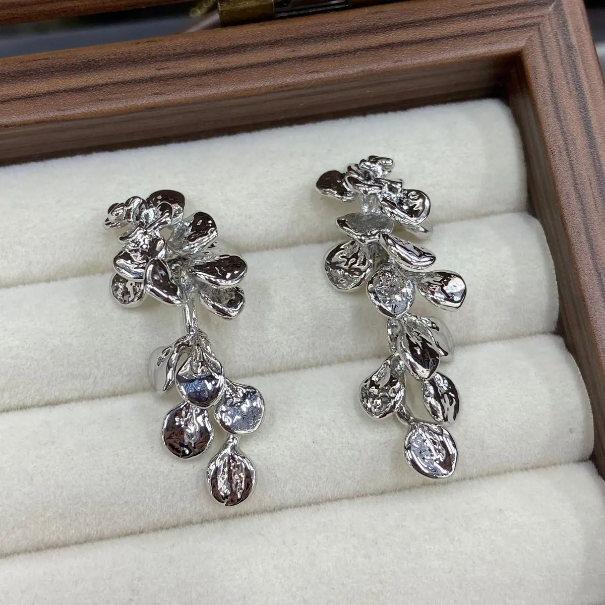 Gold-Tone Ornate Drop Earrings (shot-5)