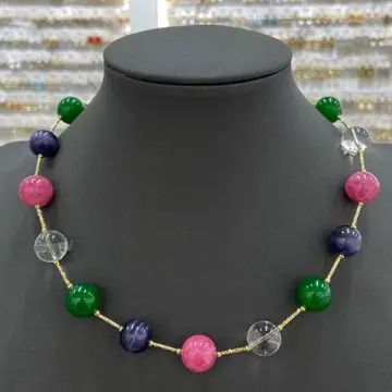 Multi-Colour Bead Necklace — view 6