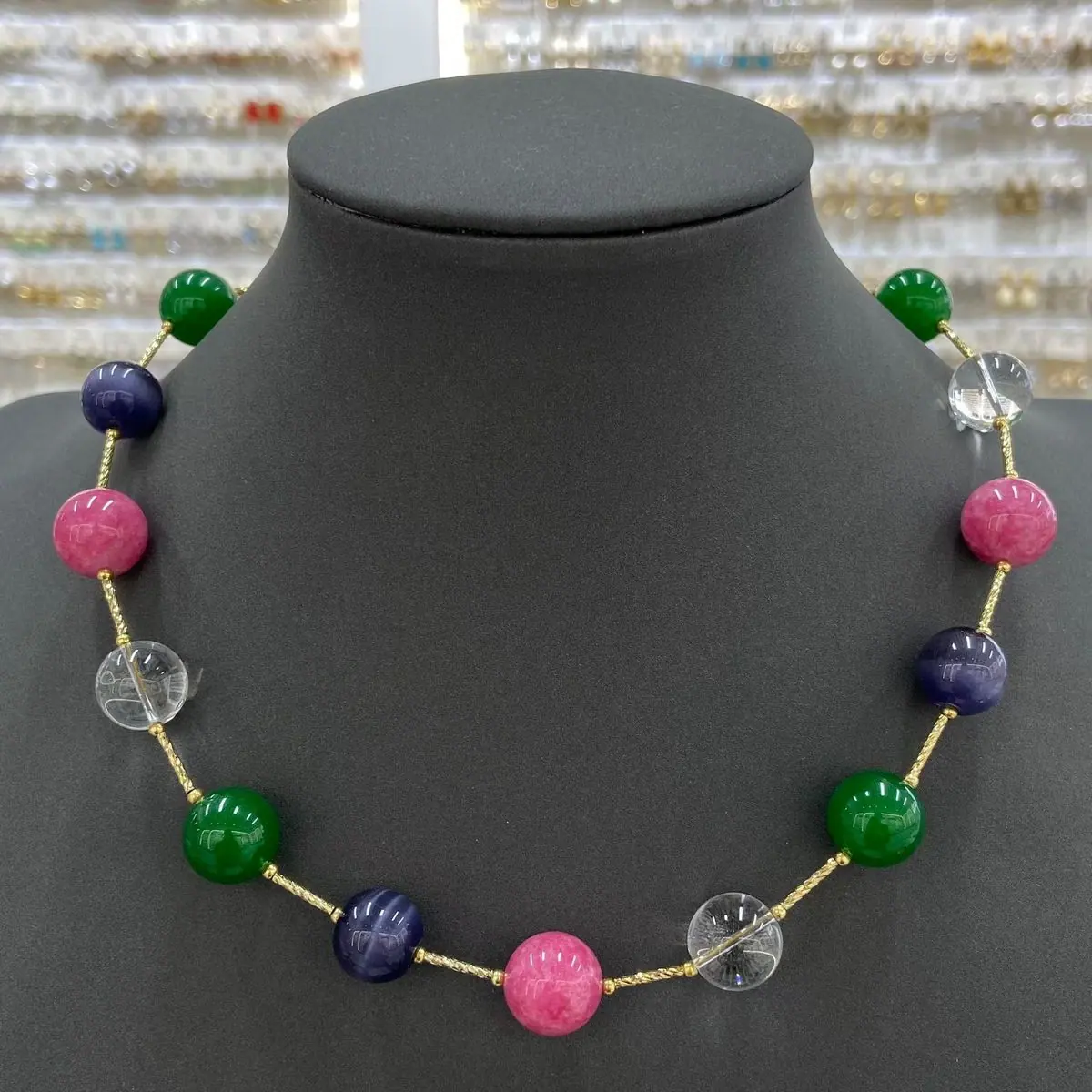 Multi-Colour Bead Necklace (shot-6)