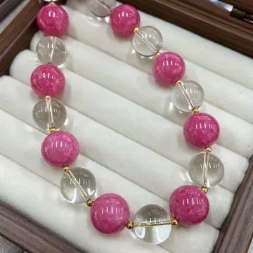 Tri-Colour Bead Necklace — view 7