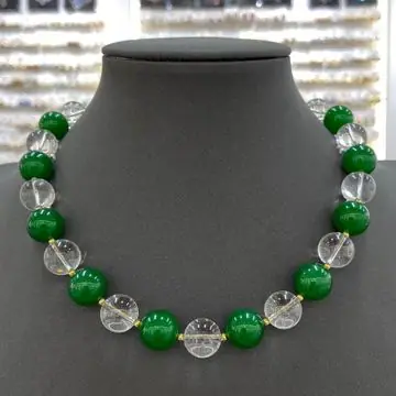 Tri-Colour Bead Necklace — view 9