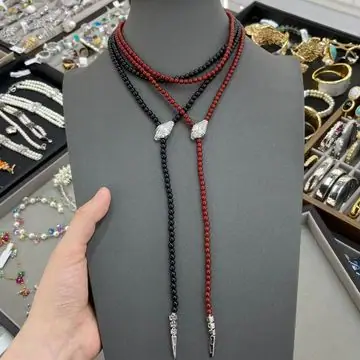 Two-Layer Beaded Necklace — main view