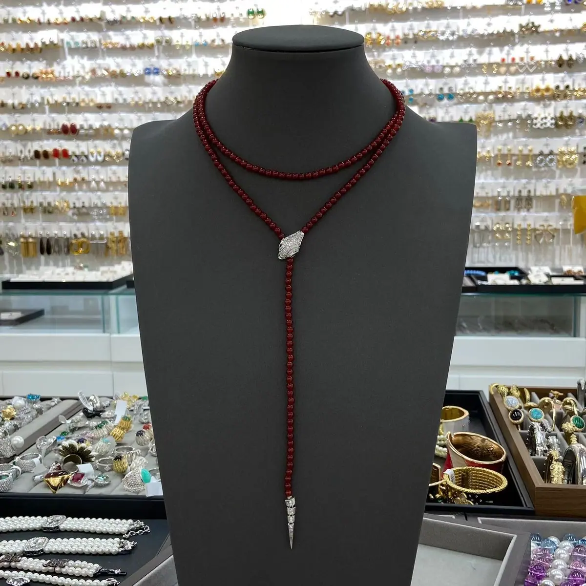Two-Layer Beaded Necklace (shot-3)