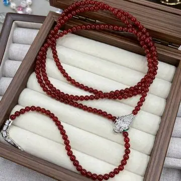 Two-Layer Beaded Necklace — view 7