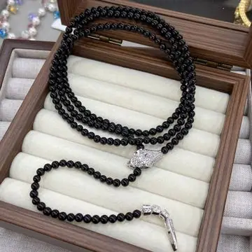 Two-Layer Beaded Necklace — view 8
