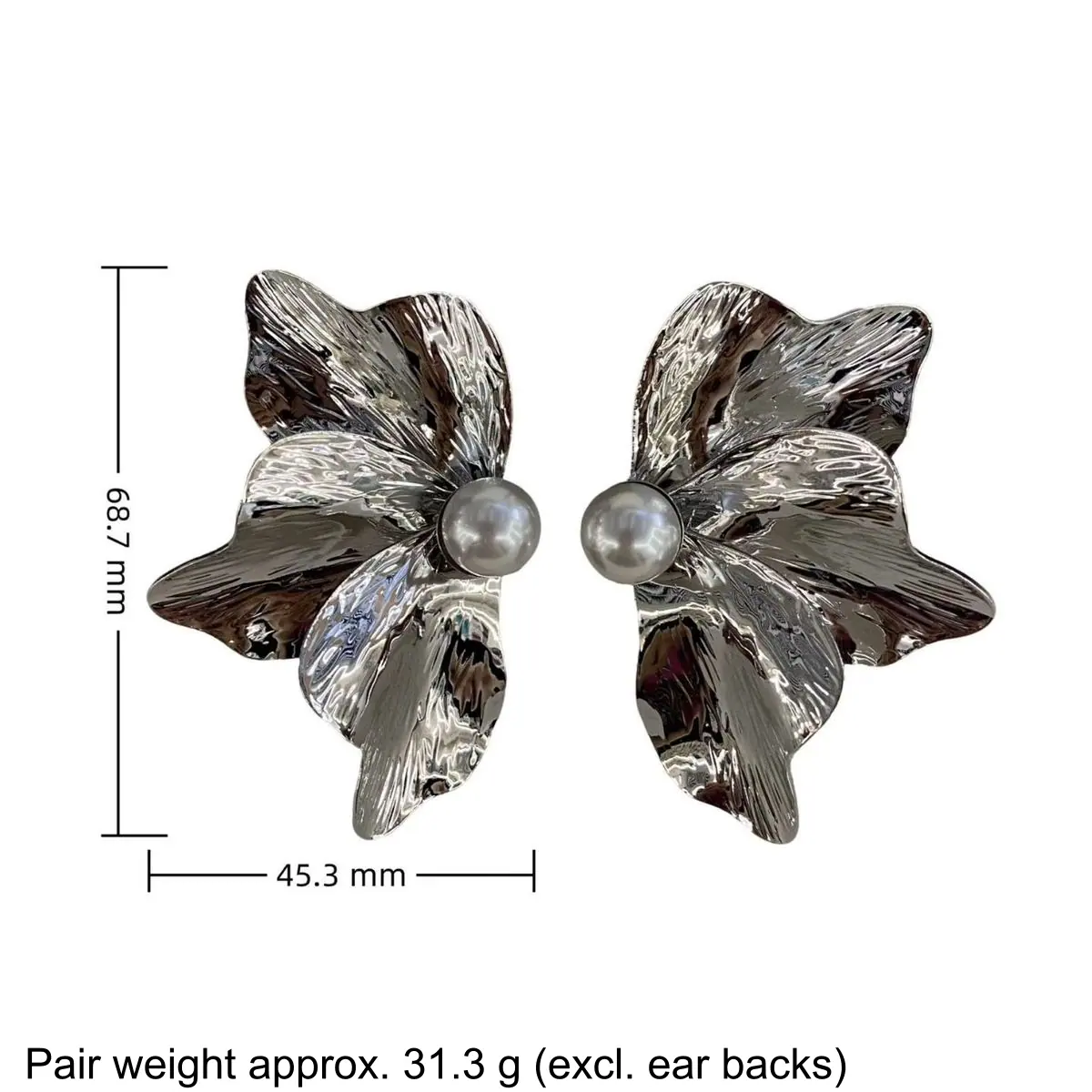 Two-Tone Bloom Statement Earrings (shot-7)