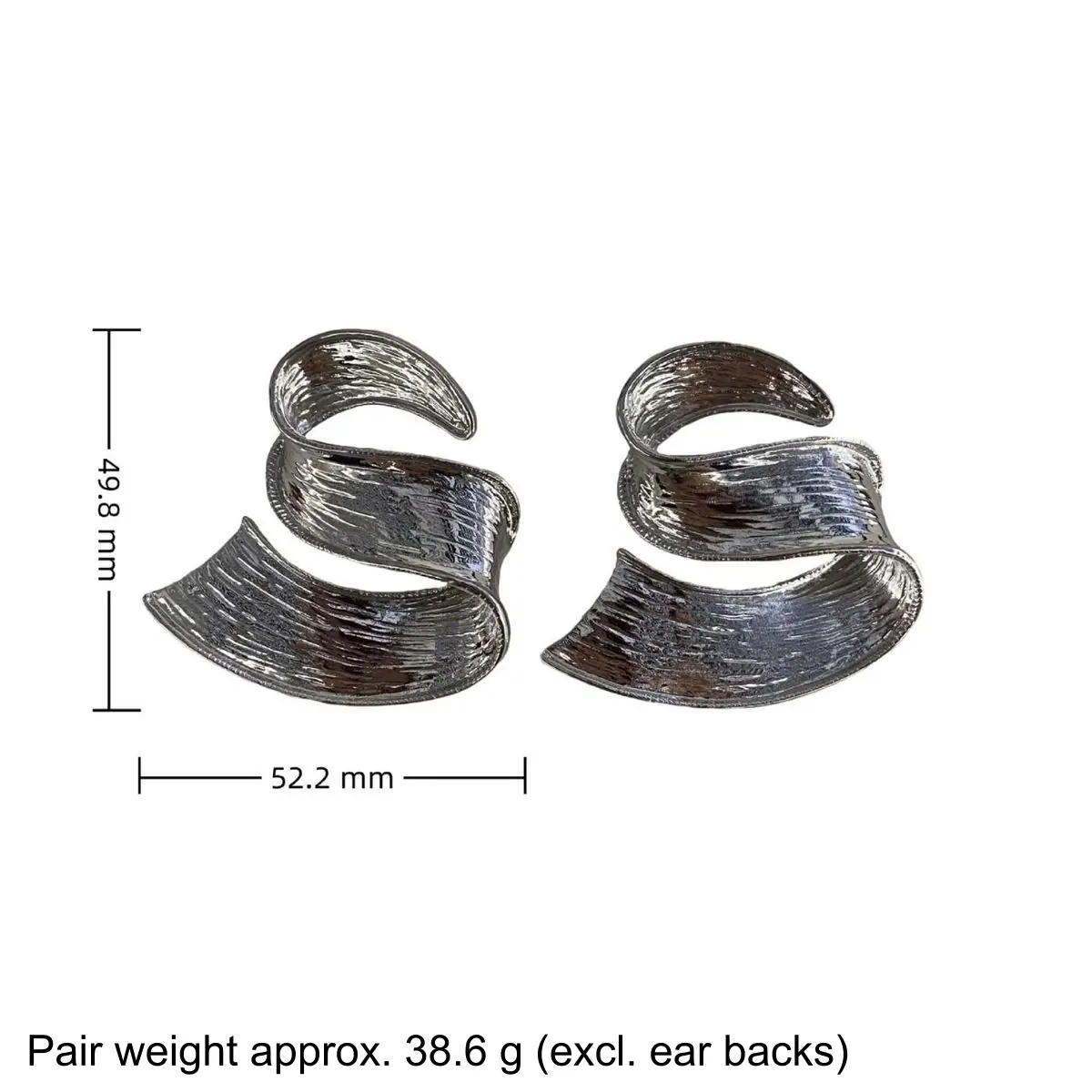 Two-Tone Chunky Geometric Earrings (shot-7)