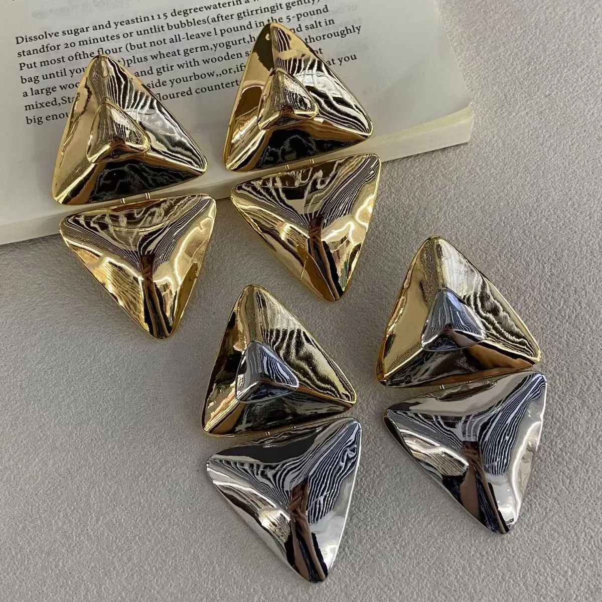 Two-Tone Sculptural Earrings (shot-3)
