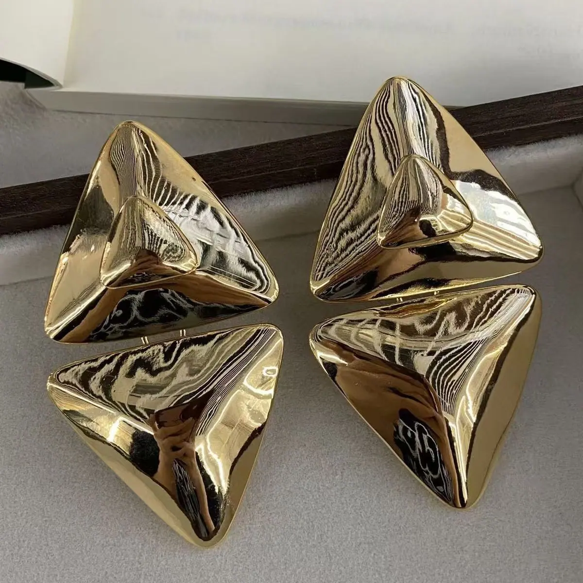 Two-Tone Sculptural Earrings (shot-4)